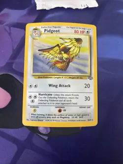 Pidgeot 08/64 Jungle Holo WOTC MP Pokemon Card 1999 - Image 1