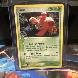 Pokemon Card - Paras FireRed & LeafGreen 72/112 Common Reverse Holo - Image 1