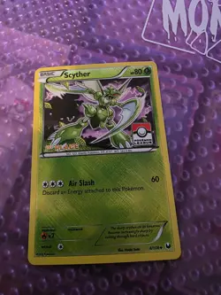 Scyther 1st Place League Challenge 4/108 Pokemon Card LP-NM - Image 1