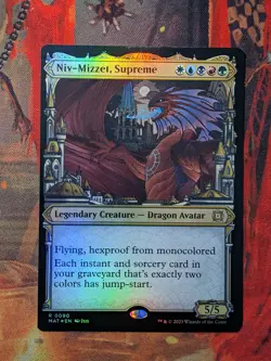 MTG Card: Niv-Mizzet, Supreme (March Machine: Aftermath) SHOWCASE FOIL - Image 1