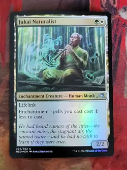 MTG Card: Jukai Naturalist (Kamigawa: Neon Dynasty) FOIL - Image 1