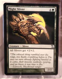 MtG Might Sliver Time Spiral Regular NM - Image 1