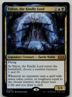 Talion, the Kindly Lord M Wilds of Eldraine 215 NM - Image 1