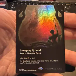 Stomping Ground (Borderless) Edge of Eternities Foil 283 NM - Image 1