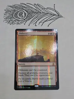 Obliterate X1 From the Vault: Lore Foil Mtg Magic The Gathering - Image 1