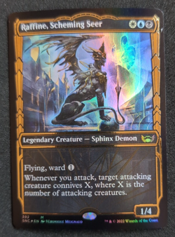 Raffine, Scheming Seer (Gilded Foil) Streets of New Capenna Foil - Image 1