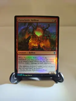 Pyroclastic Hellion Crimp Misprint Foil MTG Zendikar Rising 152/280 - Image 2