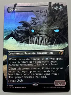 MTG Lorwyn Eclipsed Deceit Creature - Elemental Incarnation MYTHIC FOIL #0293 - Image 1