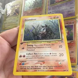 Pokemon Houndour Neo Discovery 5/75 1st Edition Holo Rare HP50 Card - Image 1