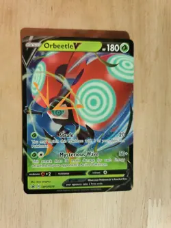 Pokemon Orbeetle V SWSH078 Sword & Shield Black Star Promo Card TCG 2020 ENG - Image 1