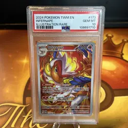 Infernape 173/167 PSA 10 Gem Mint - Pokemon: Twilight Masquerade - Image 1