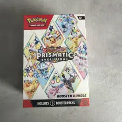 Pokemon Prismatic Evolutions Booster Bundle Box Eevee Glaceon Flareon English - Image 1