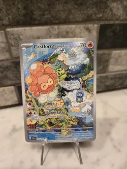 Castform Sunny Form 195/191 Pokemon SV08: Surging Sparks - Image 1