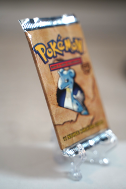 ITALIAN Pokemon WOTC Fossil Unlimited Booster Pack Vintage Sealed TCG Lapras - Image 3
