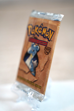 ITALIAN Pokemon WOTC Fossil Unlimited Booster Pack Vintage Sealed TCG Lapras - Image 4