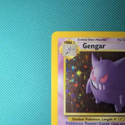 Pokemon Gengar Fossil Holo Rare 5/62 80 HP Stage 2 Unlimited WOTC 1999 - Image 2