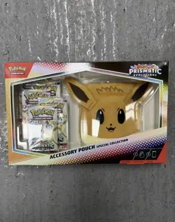 Pokemon Scarlet & Violet Prismatic Evolutions:Accessory Pouch Special Collection - Image 1