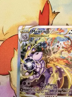 Pokemon Mewtwo VSTAR GG44/GG70 Crown Zenith Galarian Gallery Ultra Rare Holo - Image 2
