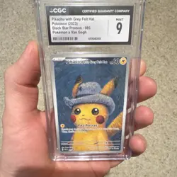 Pokemon Pikachu with Grey Felt Hat 085 Promo CGC 9 Sv: Scarlet & Violet Regular - Image 1