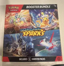 Pokemon TCG: S&V Surging Sparks Factory Sealed Booster Bundle Box Brand New - Image 1