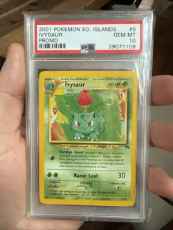 2001 POKEMON SOUTHERN ISLANDS PROMO 5 IVYSAUR Gem Mint 10 - Image 1