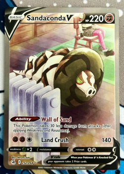 Sandaconda V 252/264 Fusion Strike Alternate Full Art Pokemon Card - Image 1