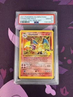 Charizard Holo 4 Celebrations Classic Collection Pokemon PSA 10 *273 - Image 1