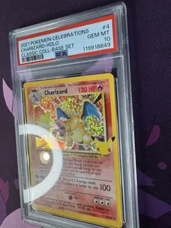 Charizard Holo 4 Celebrations Classic Collection Pokemon PSA 10 *273 - Image 2