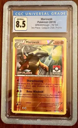 Marowak - (Pokemon League) [3RD Place] 078/162 League Promo CGC Graded 8.5 - Image 1