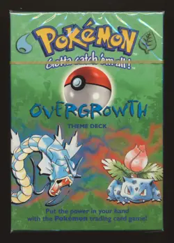 Pokemon Base Set Overgrowth Theme Deck GOLD DRAWSTRING FACTORY SEALED Shadowless - Image 1