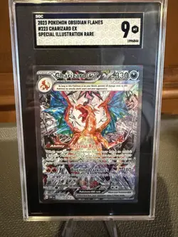 Pokemon Charizard ex Special Illustration Rare Holo Obsidian Flames 223/197 SGC… - Image 1
