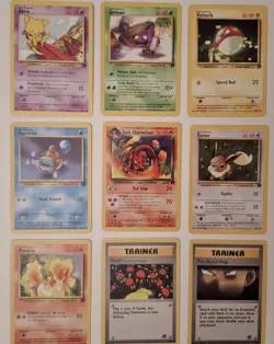 Pokemon - 9 x Team Rocket Cards- Non Holo - Vintage WOTC - NM - Image 1