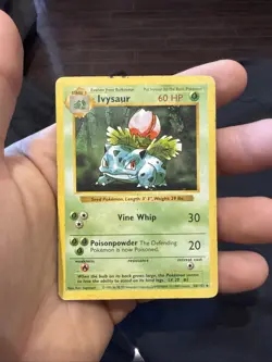 Ivysaur - 30/102 - WOTC Pokemon Base Set Shadowless Dmg - Image 1