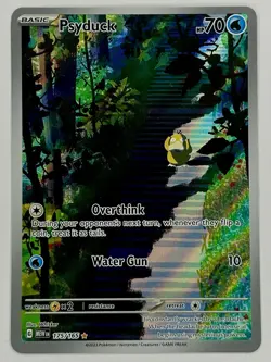 PSYDUCK 175/165 Pokemon TCG SV: Scarlet & Violet 151 Holo Illustration Rare (NM) - Image 1