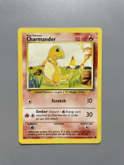 Charmander 46/102 4th Print - Vintage Pokemon TCG - WOTC Base Set 1999-2000 - NM - Image 1