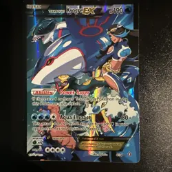 Pokemon TCG Team Aqua's Kyogre EX #6/34 Double Crisis - Image 1