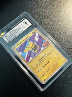 2024 Pokemon Pikachu In Batik Shirt S&V Promo 154/sv-p Indonesia Journey CGC 9 - Image 3