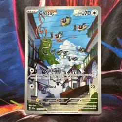 Pokemon TCG | Chatot 181/162 | Temporal Forces | Illustration Rare | NM - Image 1