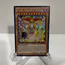 YuGiOh! Sophia, Goddess Of Rebirth HA07-EN055 1st Edition LP - Image 1