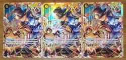 One Piece OP13-120 Sabo Carrying On His Will Secret Rare Foil 3x Playset OP13 - Image 1
