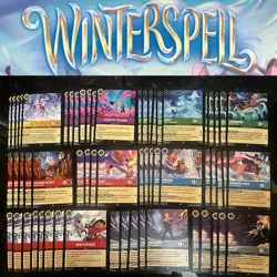 Disney Lorcana Winterspell 333 Super Rare & Rare Lot - Complete Your Playset - Image 2