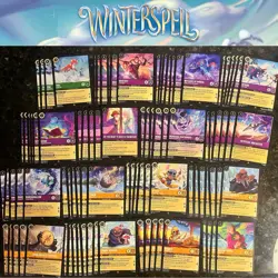 Disney Lorcana Winterspell 333 Super Rare & Rare Lot - Complete Your Playset - Image 3