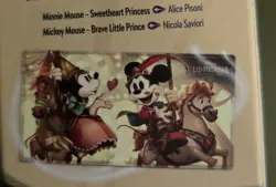 Exclusive Disney Lorcana Mickey and Minnie Premium Foil Playmat - Rare - Image 3