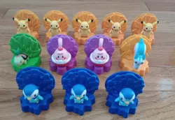 2008 Pokemon Card Holders Burger King Pikachu Pachirisu Turtwig Happiny Piplup - Image 2