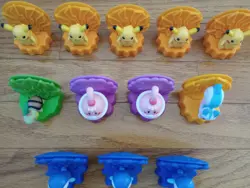 2008 Pokemon Card Holders Burger King Pikachu Pachirisu Turtwig Happiny Piplup - Image 5