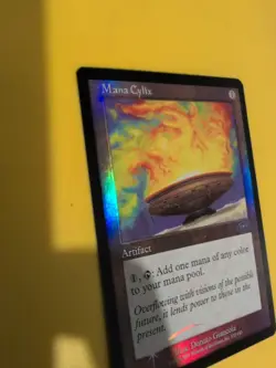 Mana Cylix. Artifact. MTG Card. Planeshift.OLD VINTAGE FOIL - Image 5