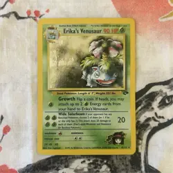 Pokemon Erika's Venusaur Holo Rare TCG Card 4/132 Gym Challenge 90 HP Stage 2 - Image 1