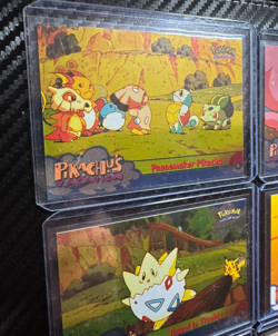 LOT OF 7 Vintage Chrome 1992-1993 Topps Pikachu's Vacation Promo Cards *BTX - Image 2