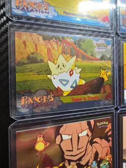 LOT OF 7 Vintage Chrome 1992-1993 Topps Pikachu's Vacation Promo Cards *BTX - Image 4