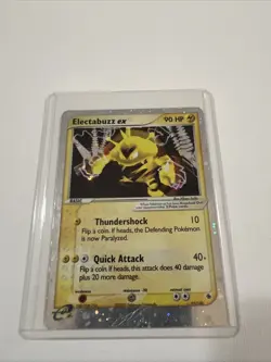 Pokemon TCG Electabuzz EX Holo Ultra Rare Card Ruby and Sapphire 97/109 - Image 1